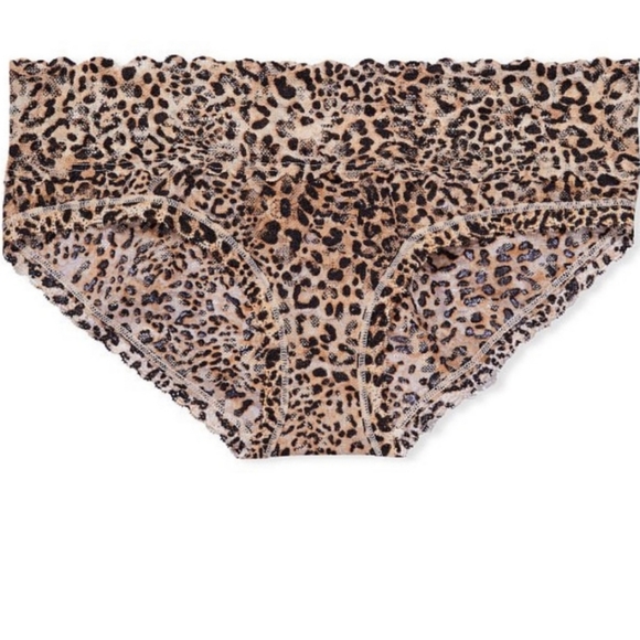 NEW Victoria's Secret VS Panty Lace Waist Hiphugger THE LACIE Leopard - Picture 7 of 9